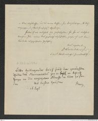 k.k. naturhistorisches Hofmuseum, Intendanzakten 1885-1896 (Hauer), Aktenzahl Z.562.a/1891, Seite 2